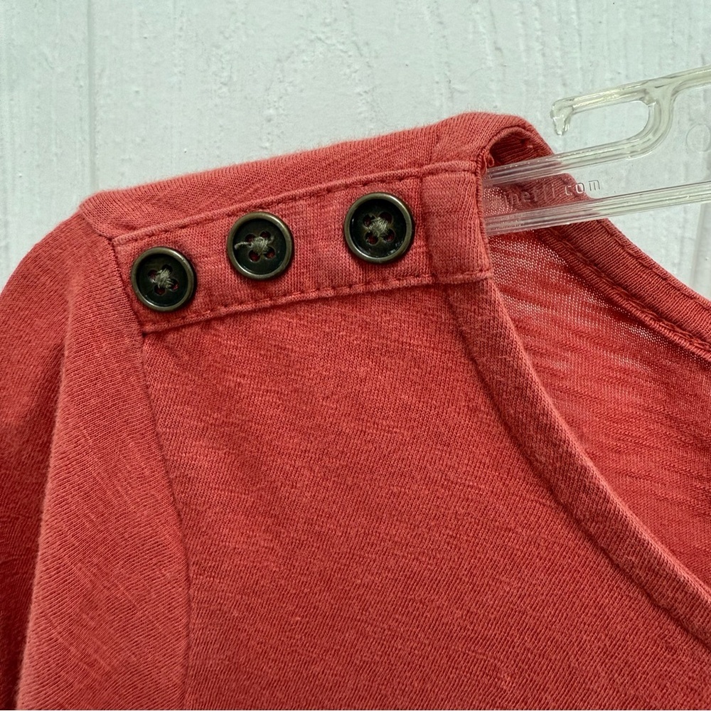 Motherhood Maternity Brick Red Long Sleeve shirt - Picture 3 of 5